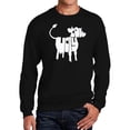 thumbnail image 1 of Men's Word Art Crewneck Sweatshirt - Holy Cow, 1 of 2