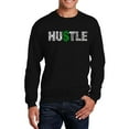 thumbnail image 1 of Men's Word Art Crewneck Sweatshirt - Hustle, 1 of 2