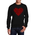 thumbnail image 1 of Men's Word Art Crewneck Sweatshirt - Just a Small Town Girl, 1 of 2