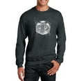 thumbnail image 1 of Men's Word Art Crewneck Sweatshirt - Siamese Cat, 1 of 2