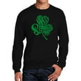 thumbnail image 1 of Men's Word Art Crewneck Sweatshirt - St. Patrick's Day Shamrock, 1 of 2