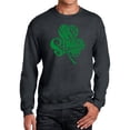 thumbnail image 1 of Men's Word Art Crewneck Sweatshirt - St. Patrick's Day Shamrock, 1 of 2