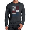 thumbnail image 1 of Men's Word Art Crewneck Sweatshirt - Support our Troops, 1 of 2