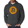 thumbnail image 1 of Men's Word Art Hooded Sweatshirt - Bitcoin, 1 of 2