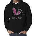 thumbnail image 1 of Men's Word Art Hooded Sweatshirt - Bunny Ears, 1 of 2