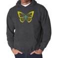 thumbnail image 1 of Men's Word Art Hooded Sweatshirt - Butterfly, 1 of 2
