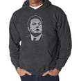thumbnail image 1 of Men's Word Art Hooded Sweatshirt - Elon Musk, 1 of 2