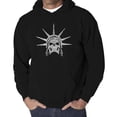 thumbnail image 1 of Men's Word Art Hooded Sweatshirt - Freedom Skull, 1 of 2