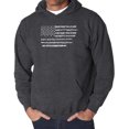 thumbnail image 1 of Men's Word Art Hooded Sweatshirt - Glory Hallelujah Flag, 1 of 2