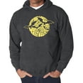 thumbnail image 1 of Men's Word Art Hooded Sweatshirt - Halloween Bats, 1 of 2