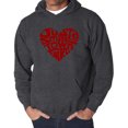 thumbnail image 1 of Men's Word Art Hooded Sweatshirt - Just a Small Town Girl, 1 of 2