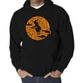 thumbnail image 1 of Men's Word Art Hooded Sweatshirt - Spooky Witch, 1 of 2