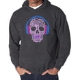 thumbnail image 1 of Men's Word Art Hooded Sweatshirt - Styles of EDM Music, 1 of 2