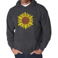 thumbnail image 1 of Men's Word Art Hooded Sweatshirt - Sunflower, 1 of 2