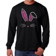 thumbnail image 1 of Men's Word Art Long Sleeve T-shirt - Bunny Ears, 1 of 2