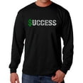 thumbnail image 1 of Men's Word Art Long Sleeve T-shirt - Success, 1 of 2