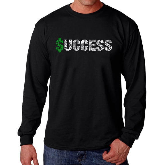 Men's Word Art Long Sleeve T-shirt - Success