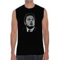 thumbnail image 1 of Men's Word Art Sleeveless T-shirt - Elon Musk, 1 of 2