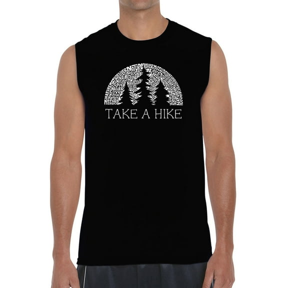 Men's Word Art Sleeveless T-shirt - Nature Lover