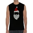 thumbnail image 1 of Men's Word Art Sleeveless T-shirt - Santa Claus, 1 of 2
