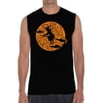 thumbnail image 1 of Men's Word Art Sleeveless T-shirt - Spooky Witch, 1 of 2