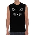 thumbnail image 1 of Men's Word Art Sleeveless T-shirt - Whiskers, 1 of 2