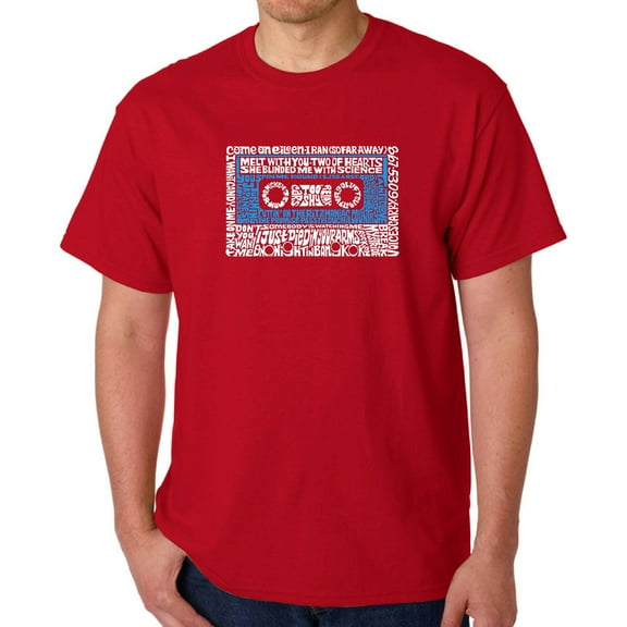 Men's Word Art T-shirt - 80s One Hit Wonders