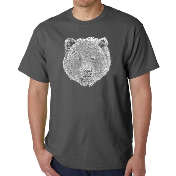 Men's Word Art T-shirt - Bear Face