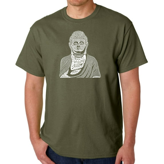 Men's Word Art T-shirt - Buddha