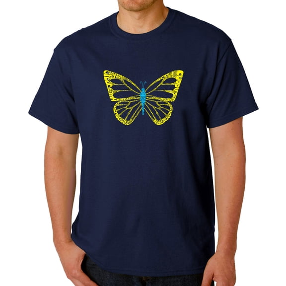 Men's Word Art T-shirt - Butterfly
