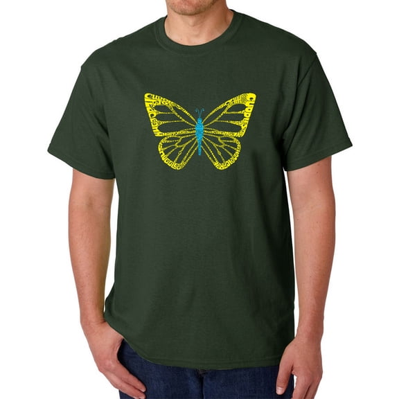 Men's Word Art T-shirt - Butterfly