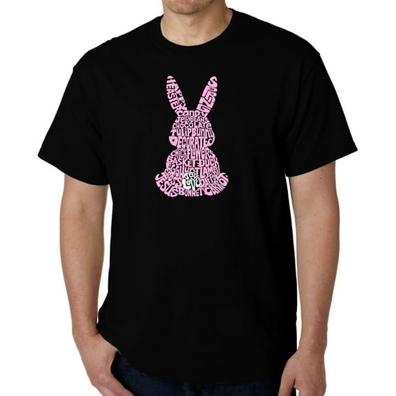 Men's Word Art T-shirt - Easter Bunny