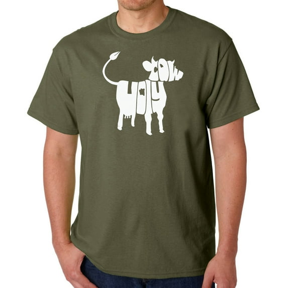 Men's Word Art T-shirt - Holy Cow