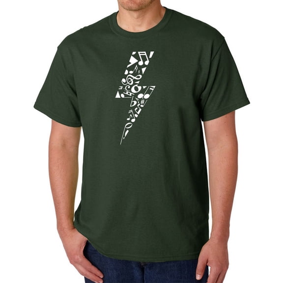 Men's Word Art T-shirt - Lightning Bolt