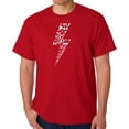 thumbnail image 1 of Men's Word Art T-shirt - Lightning Bolt, 1 of 2