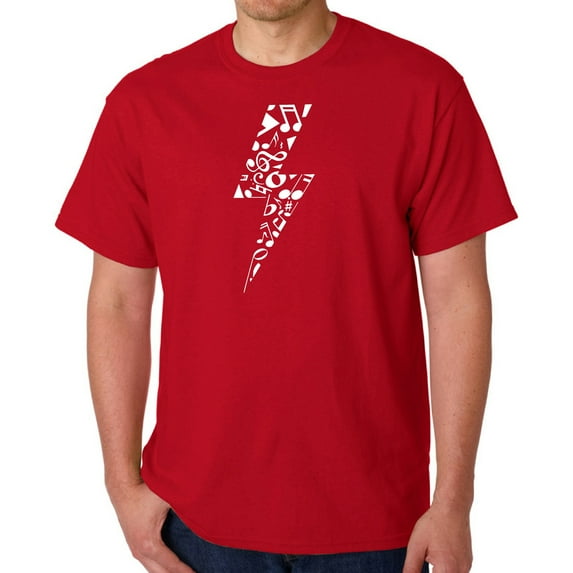 Men's Word Art T-shirt - Lightning Bolt