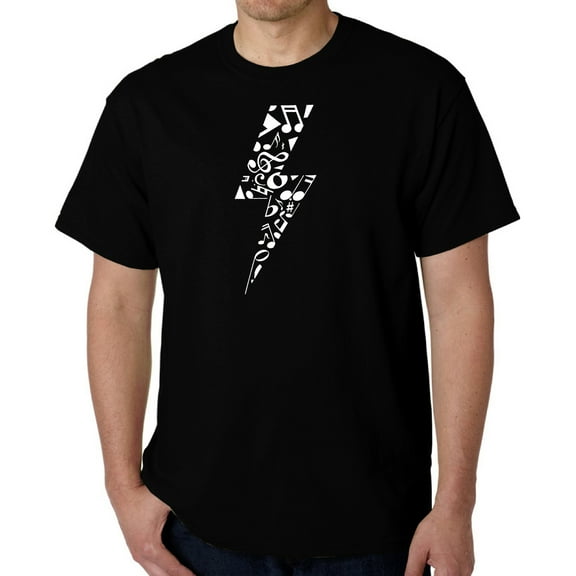 Men's Word Art T-shirt - Lightning Bolt