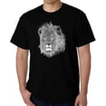 thumbnail image 1 of Men's Word Art T-shirt - Lion, 1 of 2