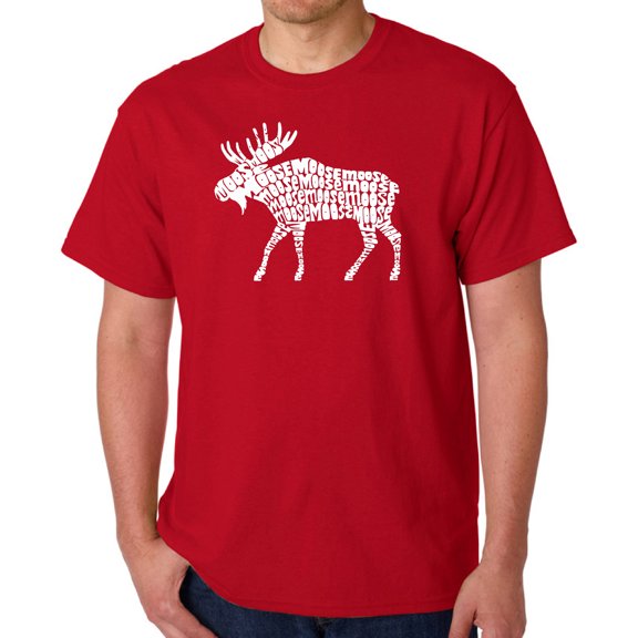 Men's Word Art T-shirt - Moose