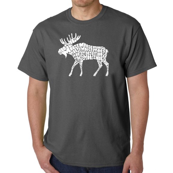 Men's Word Art T-shirt - Moose
