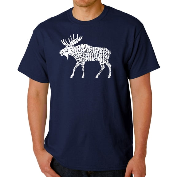 Men's Word Art T-shirt - Moose
