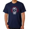 thumbnail image 1 of Men's Word Art T-shirt - Music Notes Skull, 1 of 2