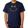 thumbnail image 1 of Men's Word Art T-shirt - Rockstar Smiley, 1 of 2