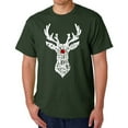 thumbnail image 1 of Men's Word Art T-shirt - Santa's Reindeer, 1 of 2