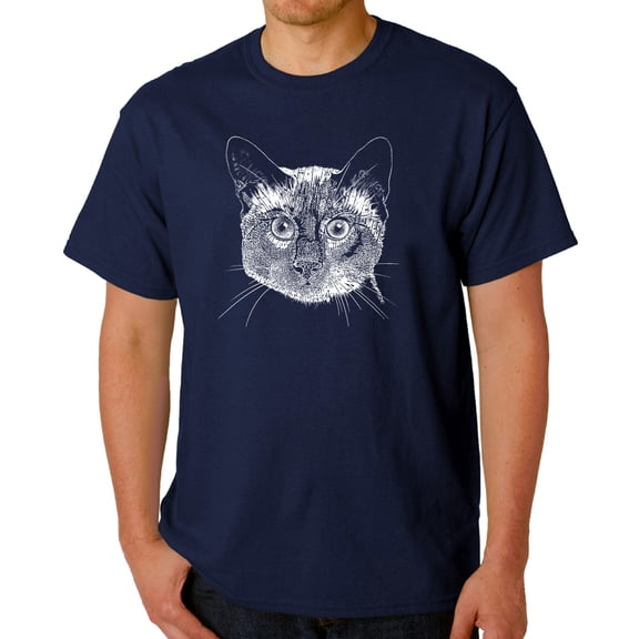 Men's Word Art T-shirt - Siamese Cat
