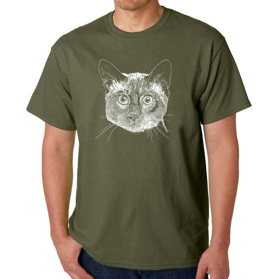 Men's Word Art T-shirt - Siamese Cat