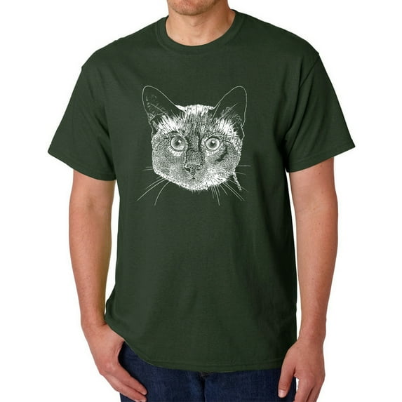 Men's Word Art T-shirt - Siamese Cat