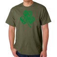 thumbnail image 1 of Men's Word Art T-shirt - St. Patrick's Day Shamrock, 1 of 2