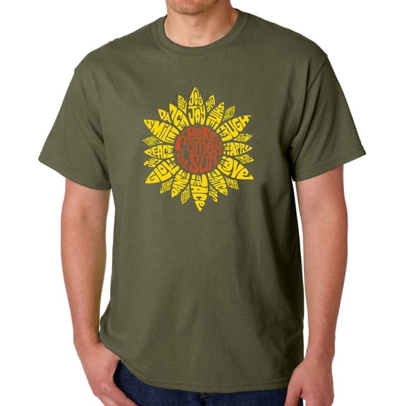 Men's Word Art T-shirt - Sunflower