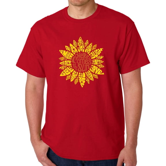 Men's Word Art T-shirt - Sunflower